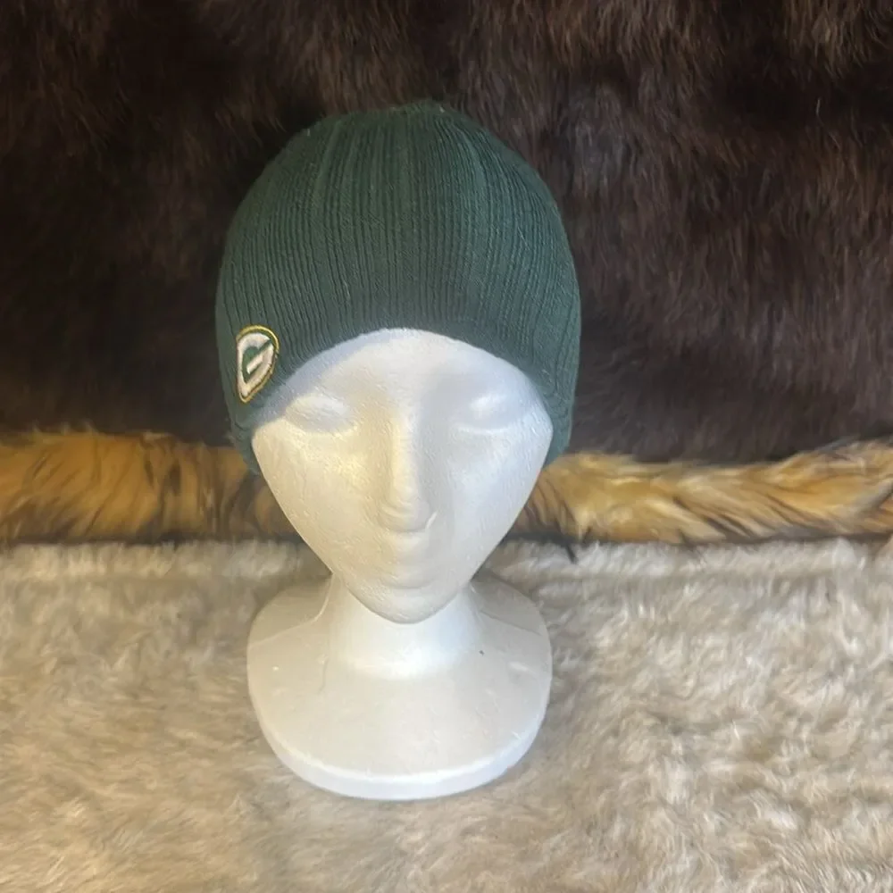 Green Bay Packers reversible beanie OS (2625)